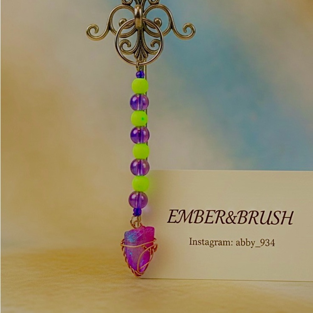 Colorful Beaded Pendant